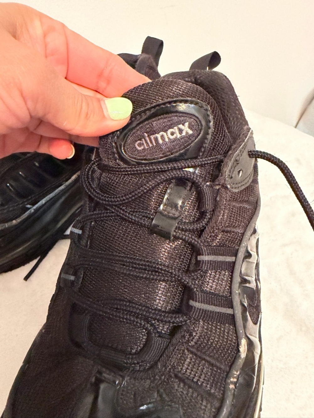 Nike Supreme x Air Max 98 Black Men's Size 7.5 Sneakers - Picture 7 of 16